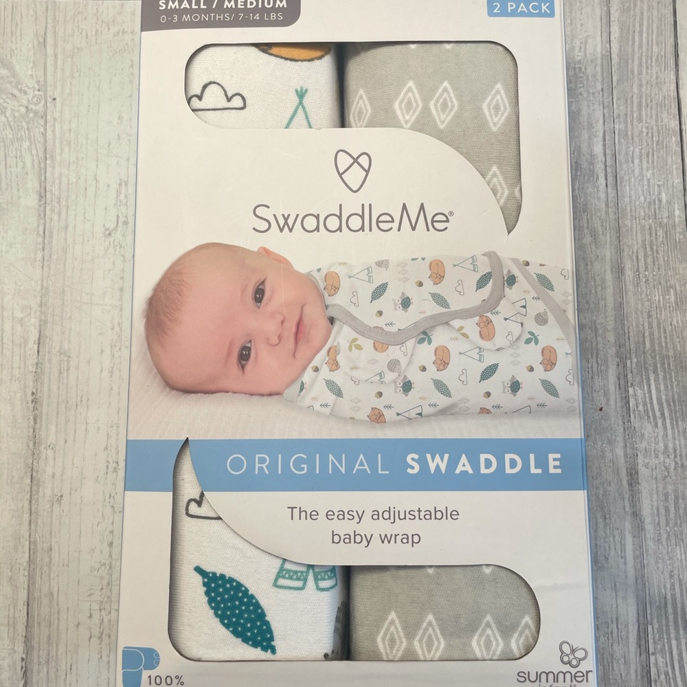 SwaddleMe Original Swaddle 2-pack (Sleepy Forest)